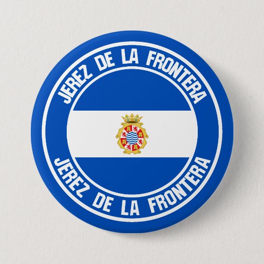 Jerez de la Frontera Round Emblem Button (Vorderseite)