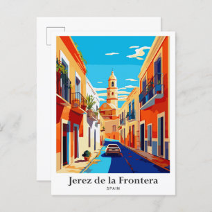 Jerez de la Frontera Spanien Reisevorführung Postkarte