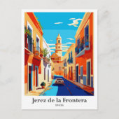 Jerez de la Frontera Spanien Reisevorführung Postkarte (Vorderseite)
