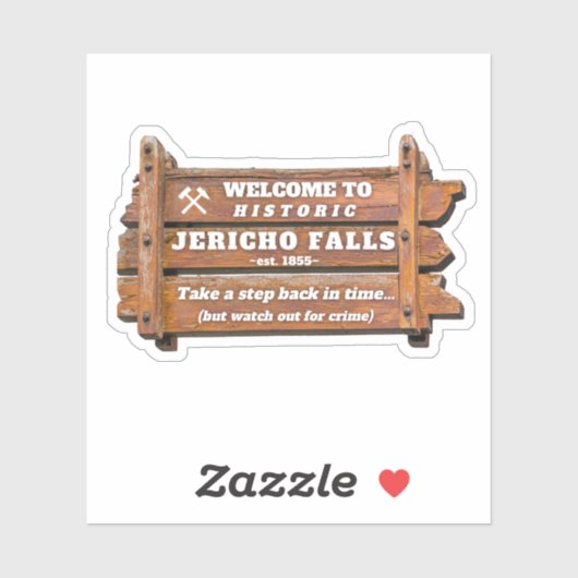 Jericho Falls Sticker (Blatt)