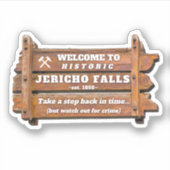 Jericho Falls Sticker (Vorderseite)