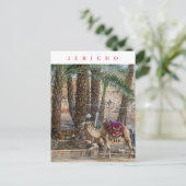 Jericho Kamel-Ansicht Postkarte (Stehend Vorderseite)