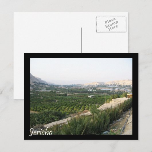 Jericho Postkarte (Vorne/Hinten)