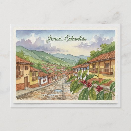 Jericó Colombia Postcard Postkarte (Vorderseite)