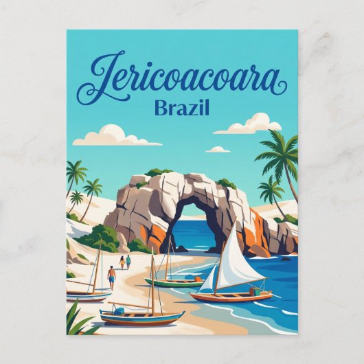 Jericoacoara Brasilien Postkarte (Vorderseite)