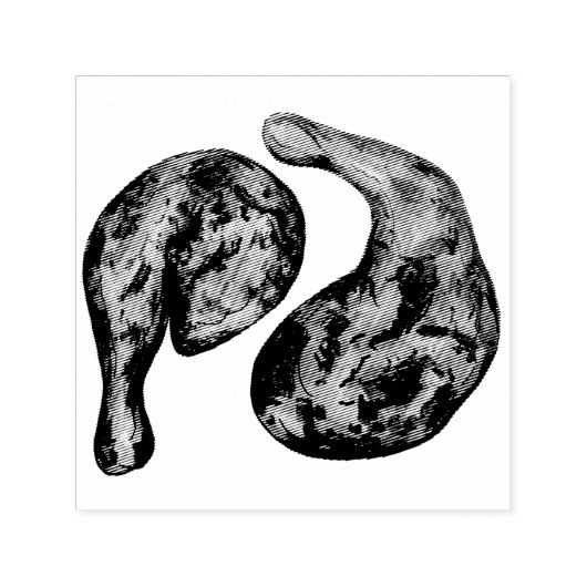 Jerk Chicken Caribbean West Indian Jamaikanisches  Permastempel (Design)