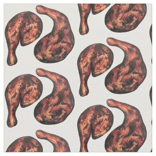 Jerk Chicken Caribbean West Indian Jamaikanisches  Stoff (Nahaufnahme)