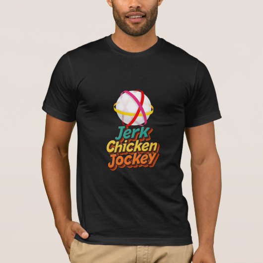 Jerk Chicken Jockey T-Shirt (Vorderseite)