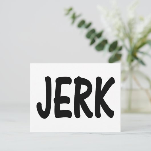 Jerk Postkarte (Stehend Vorderseite)
