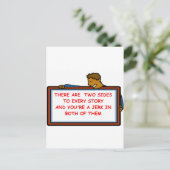 Jerk Postkarte (Stehend Vorderseite)