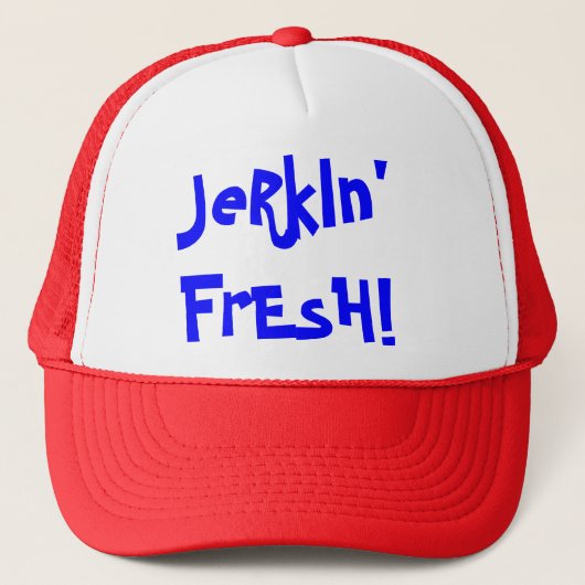 JeRkIn frisch! Truckerkappe (Vorderseite)