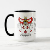 Jernigan Familien-Wappen Tasse (Links)