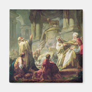 Jeroboam, das des goldenen Kalbs, 1752 opfert Magnet