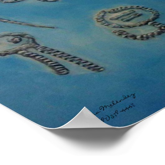 Jeroglificos Tainos Poster (Ecke)