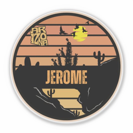 Jerome, Arizona Aufkleber (Vorderseite)