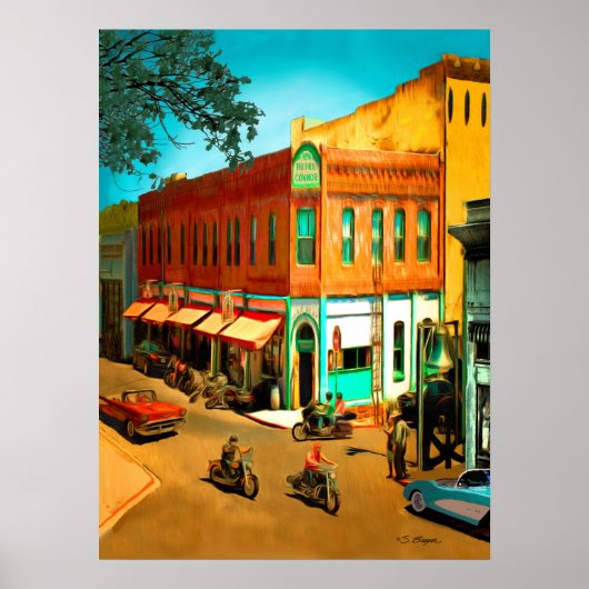 "Jerome AZ" Connor Hotel" Jerome Connor Hotel Poster (Vorne)