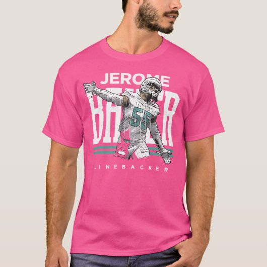 Jerome Baker Miami Player Name T-Shirt (Vorderseite)