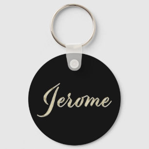 Jerome Button Name Schlüsselanhänger