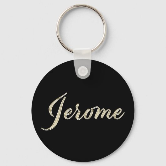 Jerome Button Name Schlüsselanhänger (Vorderseite)