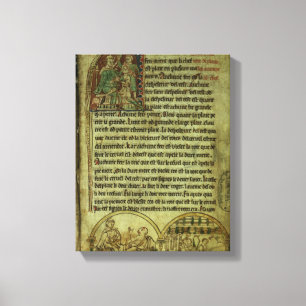 Jerome: Ein Arzt, der einen Patienten besucht Leinwanddruck