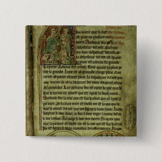 Jerome: Ein Doktor, der einen Patienten besucht Button (Vorderseite)