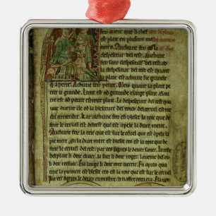 Jerome: Ein Doktor, der einen Patienten besucht Ornament Aus Metall