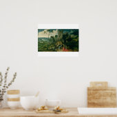 Jerome in der Wüste (Öl auf Tafel) (siehe auch Poster (Küche)