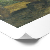 Jerome in Penitence (Öl auf Leinwand) Poster (Ecke)