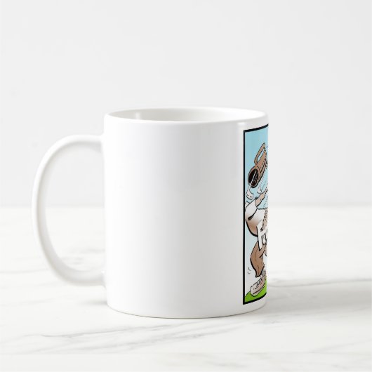 Jerome-Tritt-Esel-Kaffee Schale Kaffeetasse (Links)