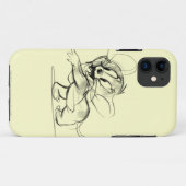 Jerry Bashful Sketch Case-Mate iPhone Hülle (Rückseite (Horizontal))
