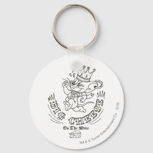 Jerry Big Cheese auf dem Mond 1 Schlüsselanhänger