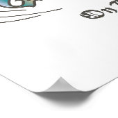 Jerry Big Cheese auf dem Mond 2 Poster (Ecke)