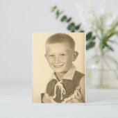 Jerry Birthday Bild Einladungspostkarte (Stehend Vorderseite)