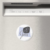 Jerry Black und Blue Script Magnet (In Situ (Geschirrspüler))