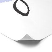 Jerry Black und Blue Script Poster (Ecke)