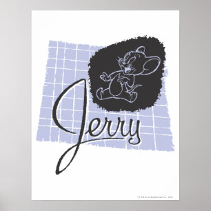 Jerry Black und Blue Script Poster