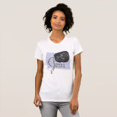 Jerry Black und Blue Script T-Shirt (Vorne ganz)
