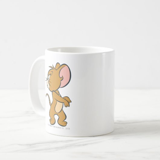 Jerry Blioking Back Annoyed Kaffeetasse (Vorderseite Links)