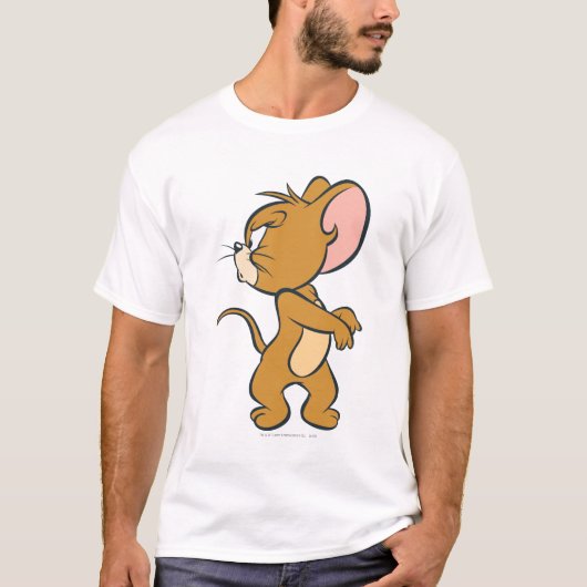 Jerry Blioking Back Annoyed T-Shirt (Vorderseite)