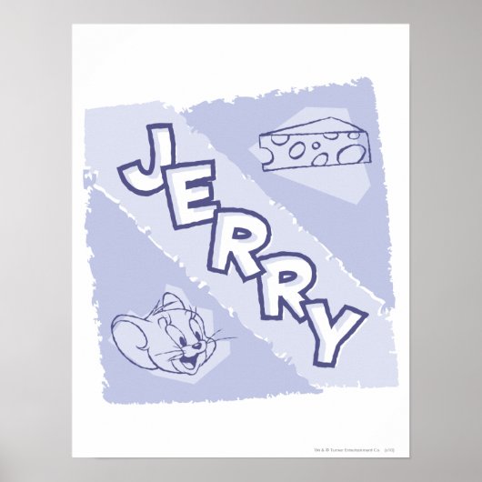 Jerry Blue Cheese Logo Poster (Vorne)