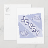 Jerry Blue Cheese Logo Postkarte (Vorne/Hinten)