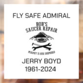 Jerry Boyd Window Cling Fensteraufkleber (Blatt 2)