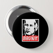 JERRY BROWN 2010 BUTTON (Vorne & Hinten)