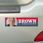 JERRY BROWN 2016 AUTOAUFKLEBER (Auf Auto)