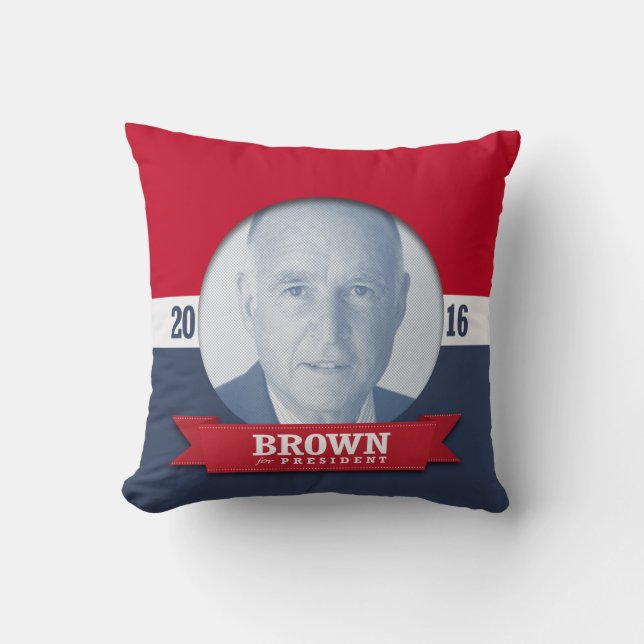 JERRY BROWN 2016 KISSEN (Vorderseite)