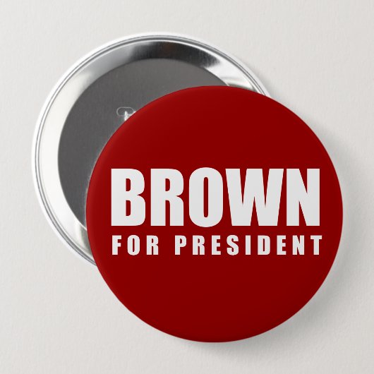 JERRY BROWN BUTTON (Vorne & Hinten)