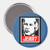JERRY BROWN MAGNET (Vorderseite/Rückseite)