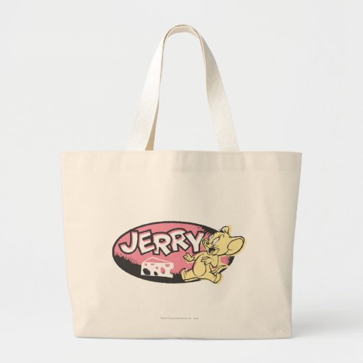 Jerry Cheese Logo Jumbo Stoffbeutel (Vorne)