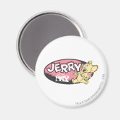 Jerry Cheese Logo Magnet (Vorderseite/Rückseite)