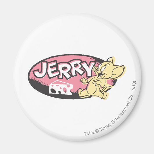 Jerry Cheese Logo Magnet (Vorne)
